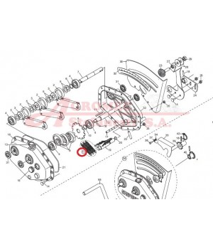 Kit arcuri cutie viteze F02400070R
